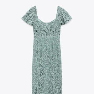 Zara Lace Midi Dress (Size XS)